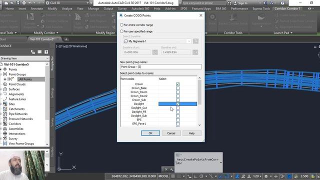 Export Toe & Catch Point Data of Corridor in Civil 3D | AutoCAD Civil 3D in Urdu & Hindi | PART-101 смотреть онлайн