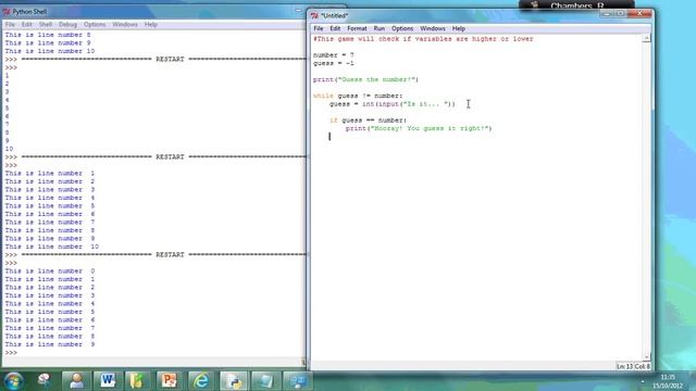 Else if Statement Python 3.3 смотреть онлайн