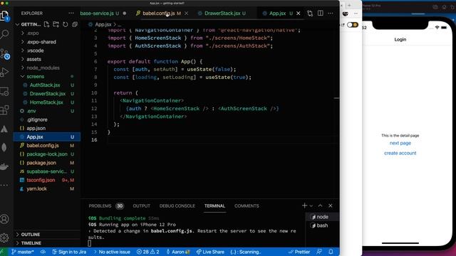 React Native Mobile Apps, Working With React Navigation Authentication And Supabase Login Pt 1 смотреть онлайн