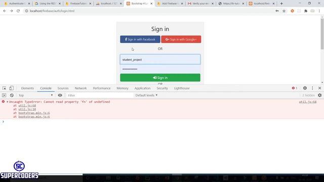 Firebase Authentication Web Login With Email, Google, Facebook, Phone OTP Complete Tutorial Part 6 смотреть онлайн