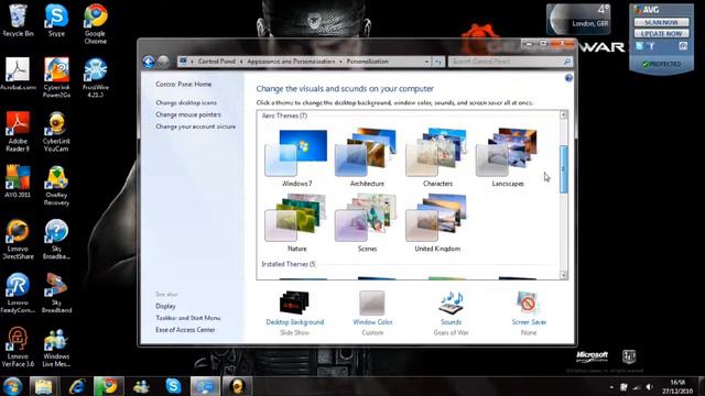 How To Change The Theme And Install New Themes In Windows 7 смотреть онлайн