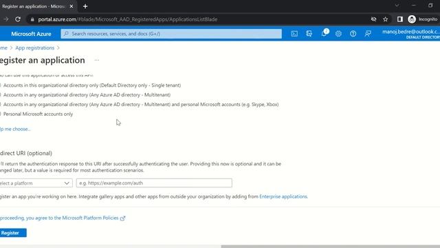 How to create App Registrations in Azure смотреть онлайн