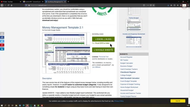 Excel to PDF converter for Free | Bangla Tutorial смотреть онлайн
