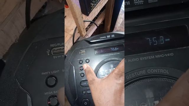 sony mhc-v41d reset смотреть онлайн