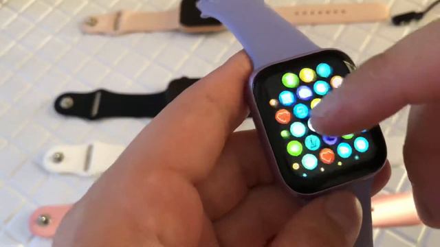 Apple Watch 6 Series 44mm Purple смотреть онлайн