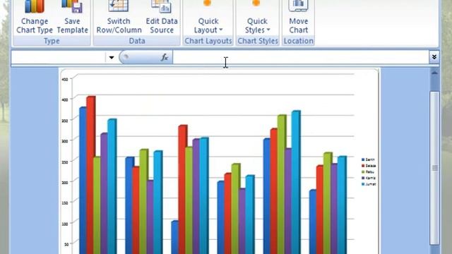 Excel 2007 - Mengunakan Chart Wizard смотреть онлайн