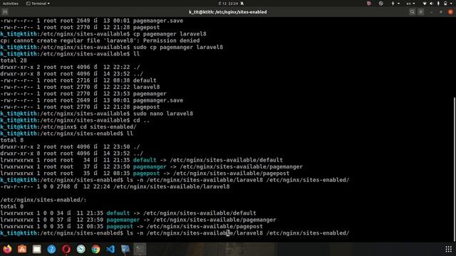 How to config laravel8 on nginx server смотреть онлайн