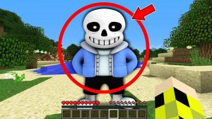 Я нашел САНСА из АНДЕРТЕЙЛ в майнкрафт ! SANS UNDERTALE MINECRAFT FRIDAY NIGHT FUNKIN