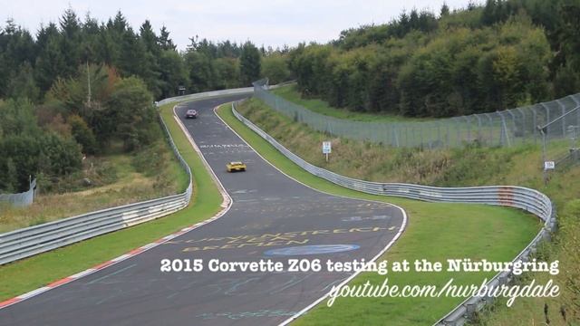 2015 Corvette C7 Z06 (Z07) testing at the Nürburgring Nordschleife! смотреть онлайн