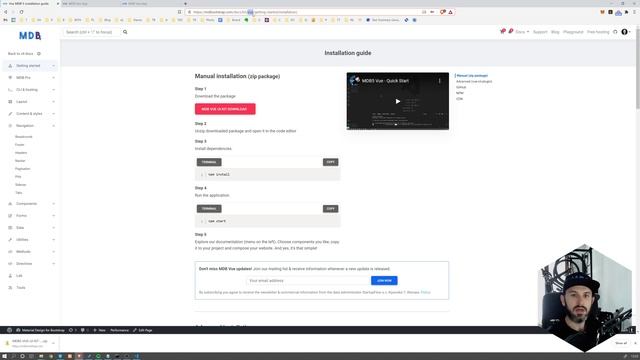 MDB Vue - 1 Minute Quick Start смотреть онлайн