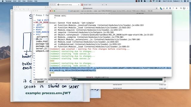 Authentication - Generating JWT Tokens смотреть онлайн