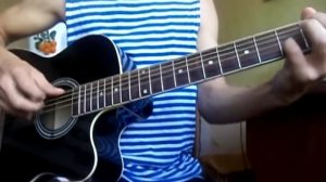 Руки Вверх - Чужие губы (кавер на акустической гитаре)