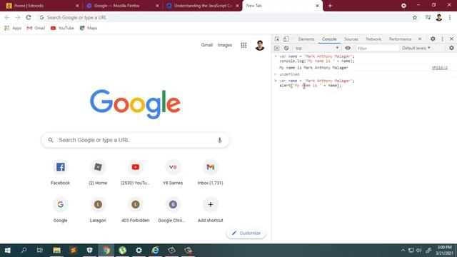 Basic Javascript in Chrome Browser смотреть онлайн