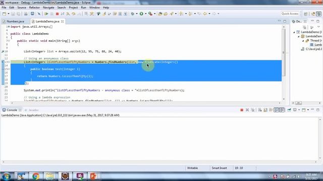 What is a Static Method reference? - A number less than 50 | Java 8 method reference смотреть онлайн