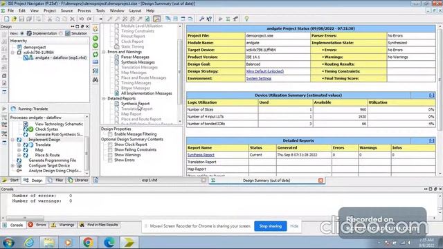 Xilinx ISE Project Navigator Step by step Part 2 смотреть онлайн