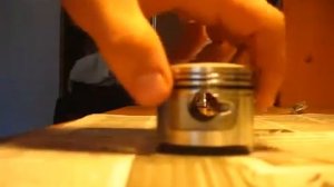 Как ставить поршень на альфе 49 куб