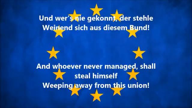 Ode to Joy - Anthem of European Union (English/German lyrics) смотреть онлайн
