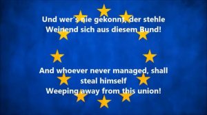 Ode to Joy - Anthem of European Union (English/German lyrics)