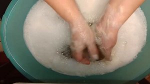 Мыление дегтярного мыла. Ароматные, любимые)