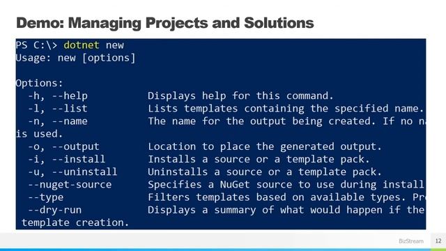 2019.04.13: Tour of .NET Core CLI смотреть онлайн
