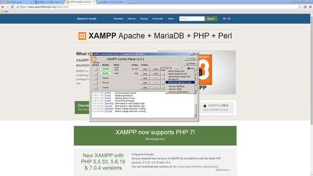 phpmyadmin Tutorial 03 - How to configure phpmyadmin XMAPP to setup localhost on computer смотреть онлайн