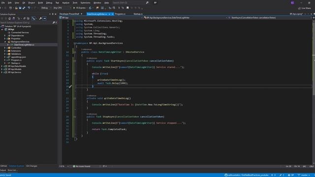 .Net Core BackgroundService | IHostedService смотреть онлайн