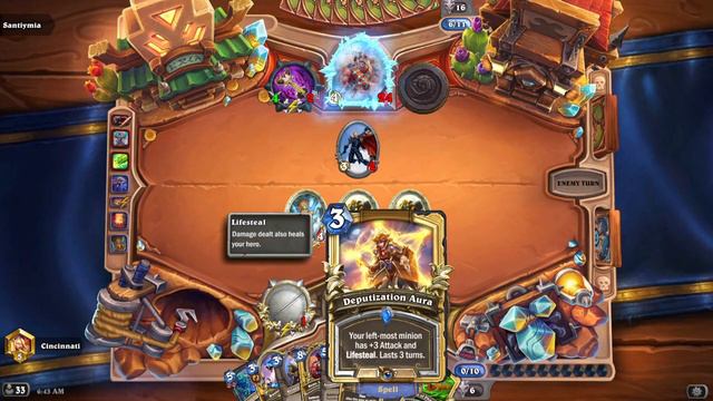 Hearthstone - Death Knight - Reno Blood Highlander (Badlands Miniset Post-Nerf / February 2024) смотреть онлайн
