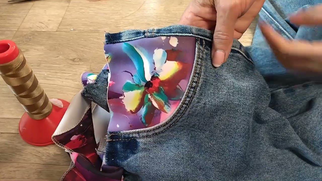 Как увеличить джинсы в талии на 10 см. смотреть онлайн