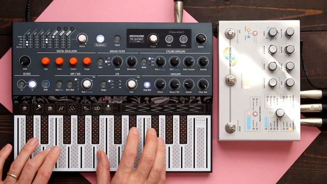 Arturia Microfreak With Pedals // No Talking, All Music // Reverb, Delay, Distortion, Granular