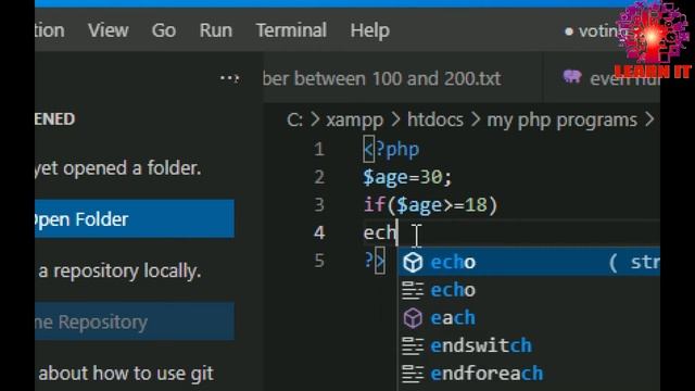 Program for voting in php//php for begginers//learn IT 9M смотреть онлайн