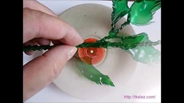 Цветок мак из пластиковой бутылки смотреть онлайн