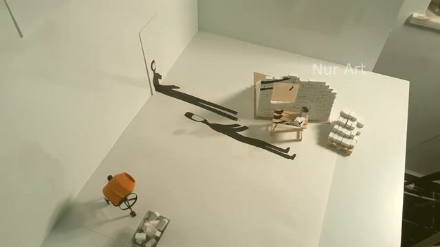 3D рисунок на диораме "Стройка" [Наконец закончил диораму!] смотреть онлайн