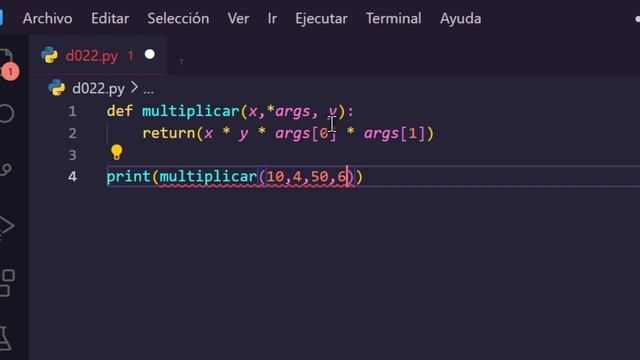*ARGS y **KWARGS con ejemplos y ejercicios - PYTHON 100 DÍAS #22 смотреть онлайн