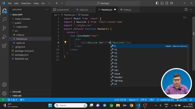 Create Multiple Pages, Page Design, Navigation, and Navbar | React Tutorial - Part 2 | By Tanay Sir смотреть онлайн