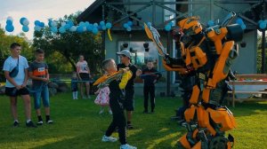 ДР Оптимус Прайм Бамблби  Трансформеры День рождения Вадима