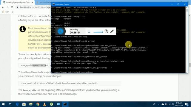 How to install Python 3.7.3 on Window 10 |Urdu| |Hindi| смотреть онлайн