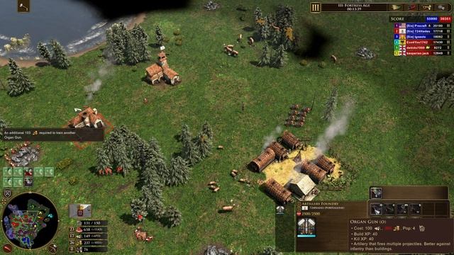 Playing The Organ (3v3) - Age of Empires 3: Definitive Edition смотреть онлайн