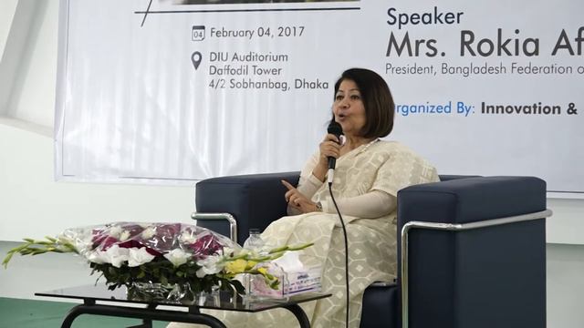 Lecture Series- 07, Mrs. Rokia Afzal Rahman,President , BFWE смотреть онлайн