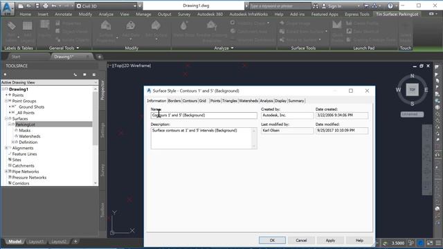 Civil 3D 2018 - Surfaces - Part II - Change the Display of Surfaces смотреть онлайн