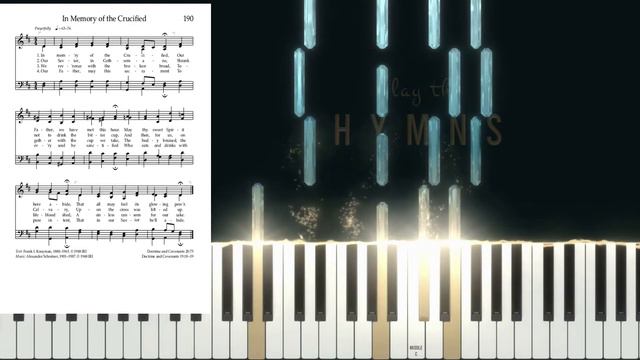 190 - In Memory of the Crucified (Piano/Organ Tutorial) смотреть онлайн