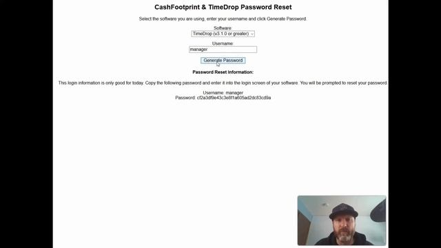 Password Reset for TimeDrop and CashFootprint смотреть онлайн