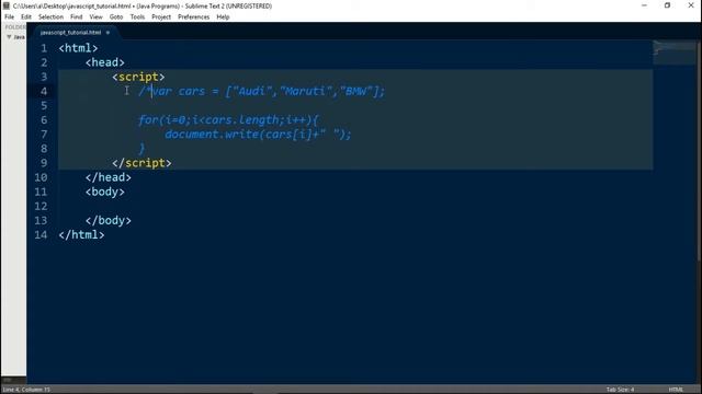 JavaScript Tutorial In Hindi | Array In JavaScript (Part-31) смотреть онлайн
