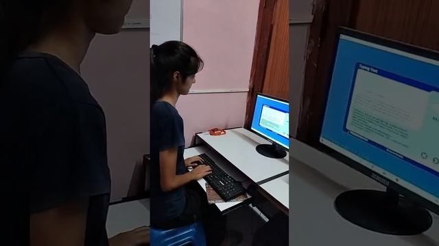 Typing Practice in Computer classes | #typing #typing_test смотреть онлайн
