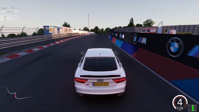 Audi RS7 Performance + Downshifts - Nürburgring - Assetto Corsa | G920 смотреть онлайн