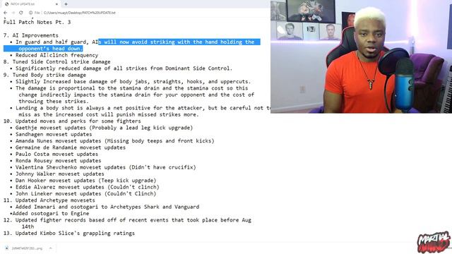 Detailed Breakdown Of The New EA UFC 4 Patch! смотреть онлайн