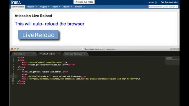 LiveReload Atlassian Plugin Resources смотреть онлайн