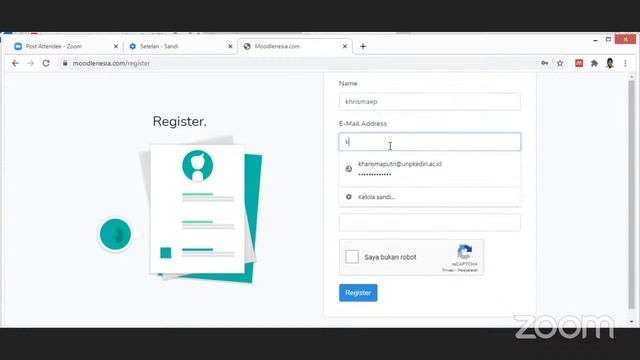Mendaftar Akun di Moodlenesia.com смотреть онлайн