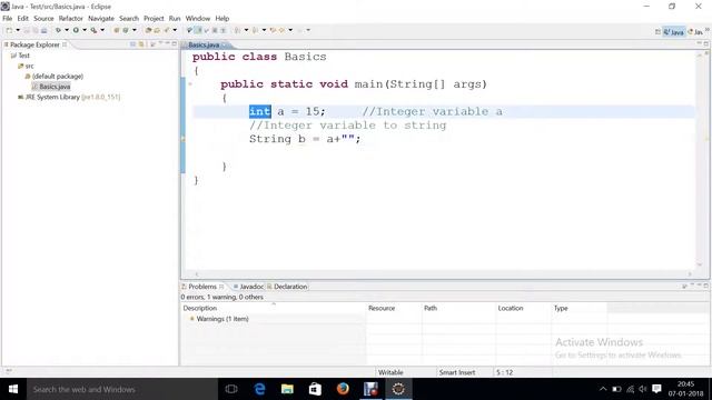 Conversion of Integer to String in JAVA - Easiest Way смотреть онлайн