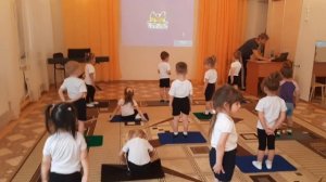 Танцевальная аэробика,  дети 3-4 года.