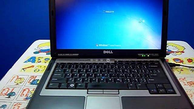 DELL D630 startup with HDD boot disk смотреть онлайн
